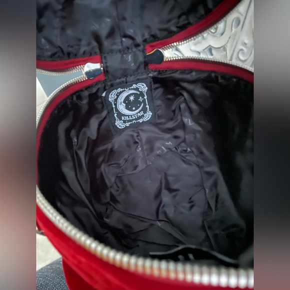 NWT Killstar “Grave Digger” Red Velvet Purse - Picture 7 of 9